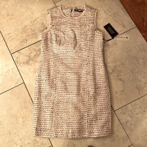 Karl lagerfeld tweed sheath dress